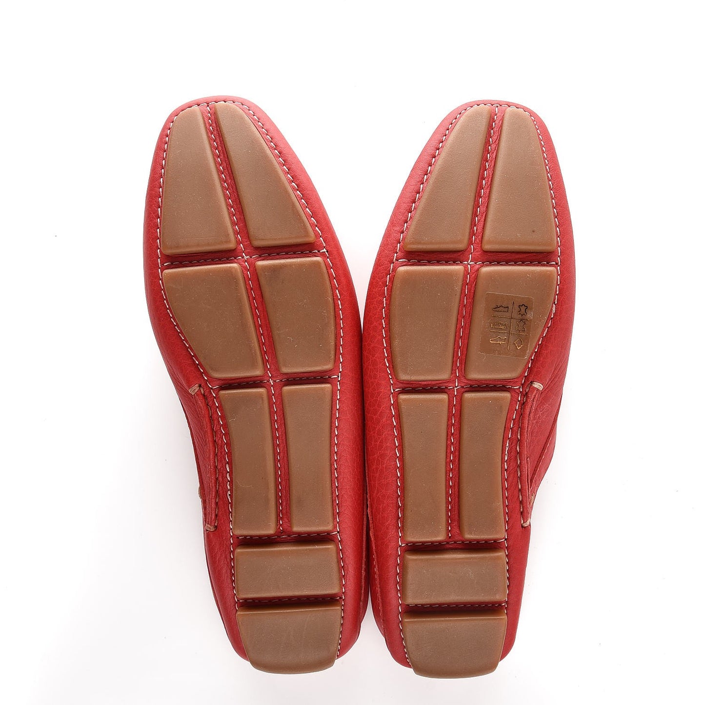 Vitello Daino Logo Mules 36.5 Red
