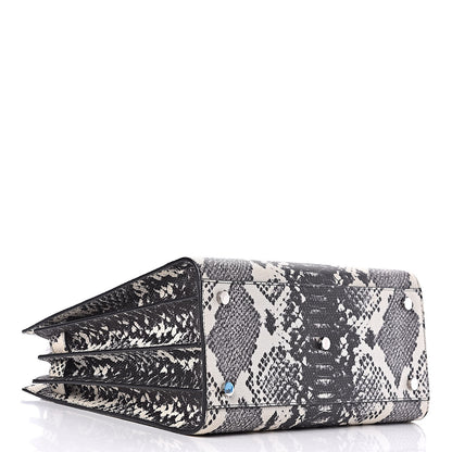 Saint Laurent Python Calfskin Embossed Small Sac De Jour Black 4 of 9