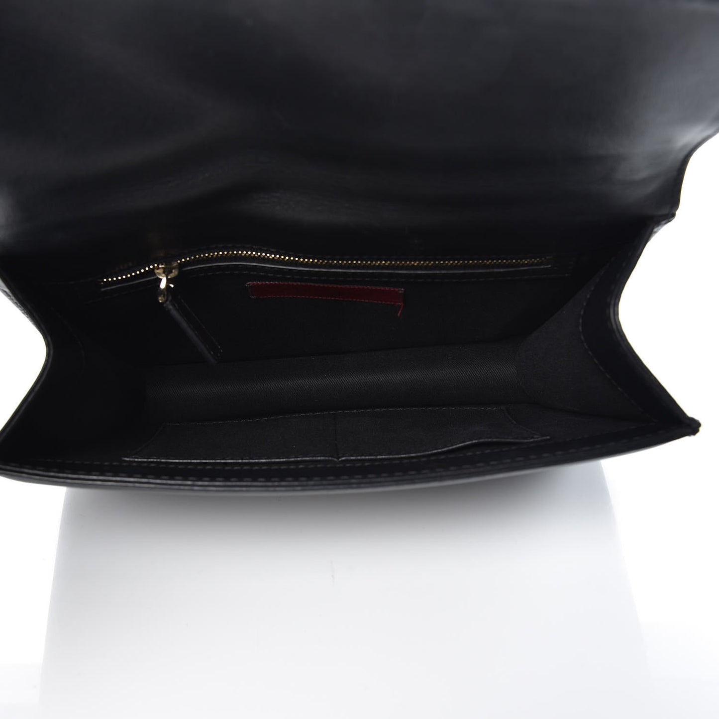Vitello Medium Glam Lock Rockstud Flap Black