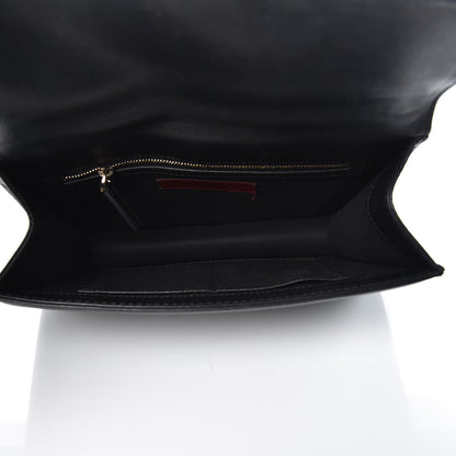 Valentino Garavani Vitello Medium Glam Lock Rockstud Flap Black 5 of 11
