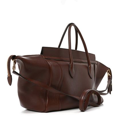 Celine Supple Shiny Lambskin Medium Smiling New Luggage Brick 3 of 9