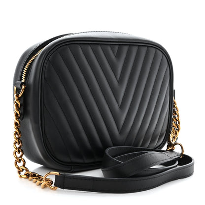 Louis Vuitton Calfskin New Wave Camera Bag Black 3 of 10