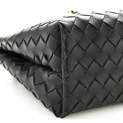 Bottega Veneta Nappa Intrecciato Small Andiamo Shoulder Bag Black 8 of 9