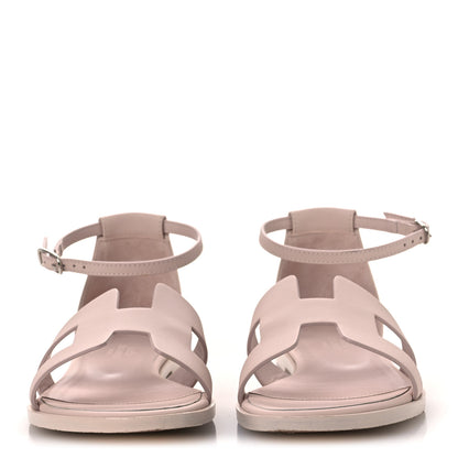 Hermes Calfskin Santorini Sandals 36 Beige Nude 3 of 11