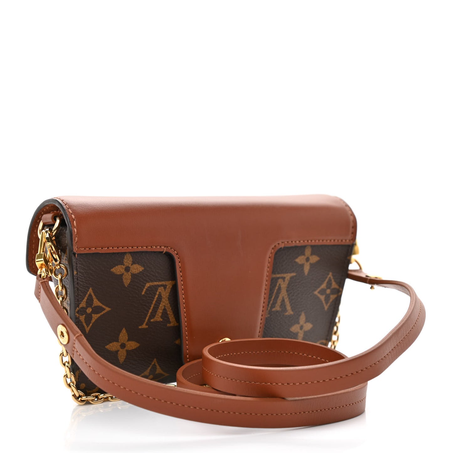 Monogram Padlock On Strap Caramel
