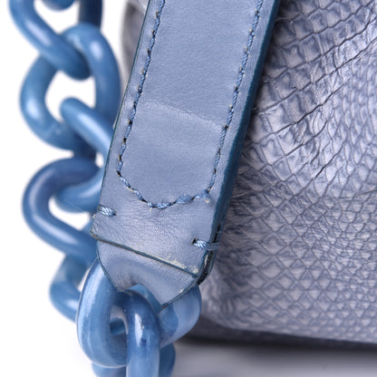 Marc Jacobs Calfskin Snake Print Stam Blue 17 of 22
