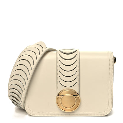 Salvatore Ferragamo Calfskin Vittoria Bag White 1 of 12