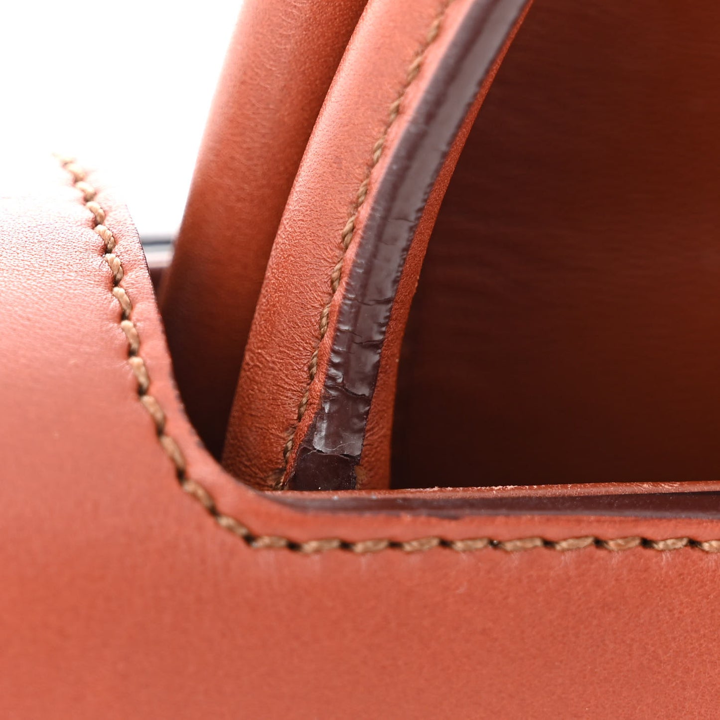 Smooth Calfskin Medium Diorever Flap Brown