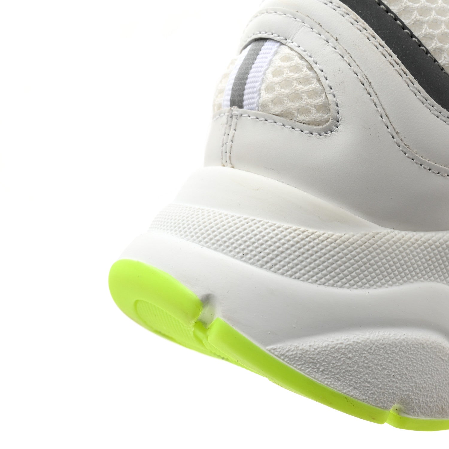 Christian Dior Technical Mesh Calfskin B22 Sneakers 40 White Neon 10 of 11