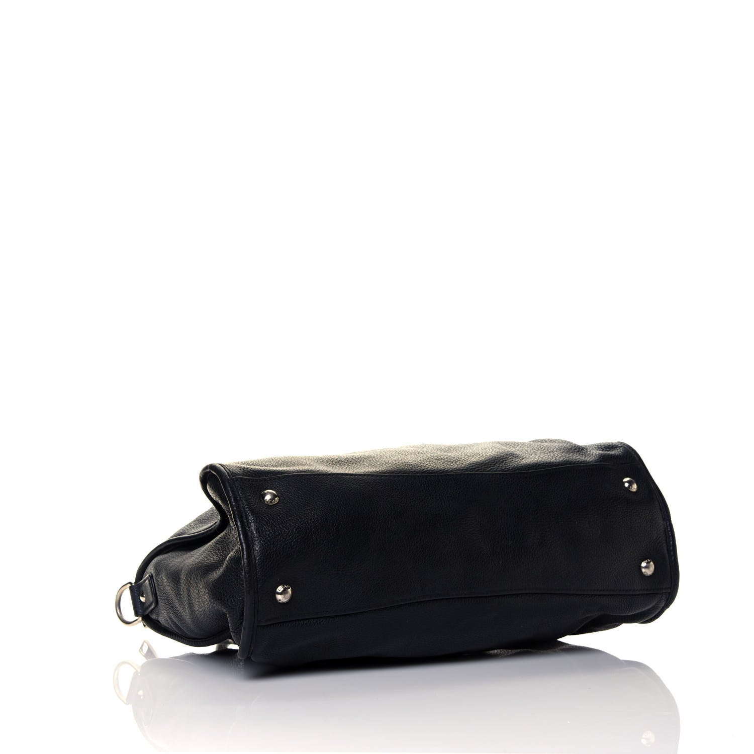 Prada Vitello Daino Top Handle Tote Black 6 of 39