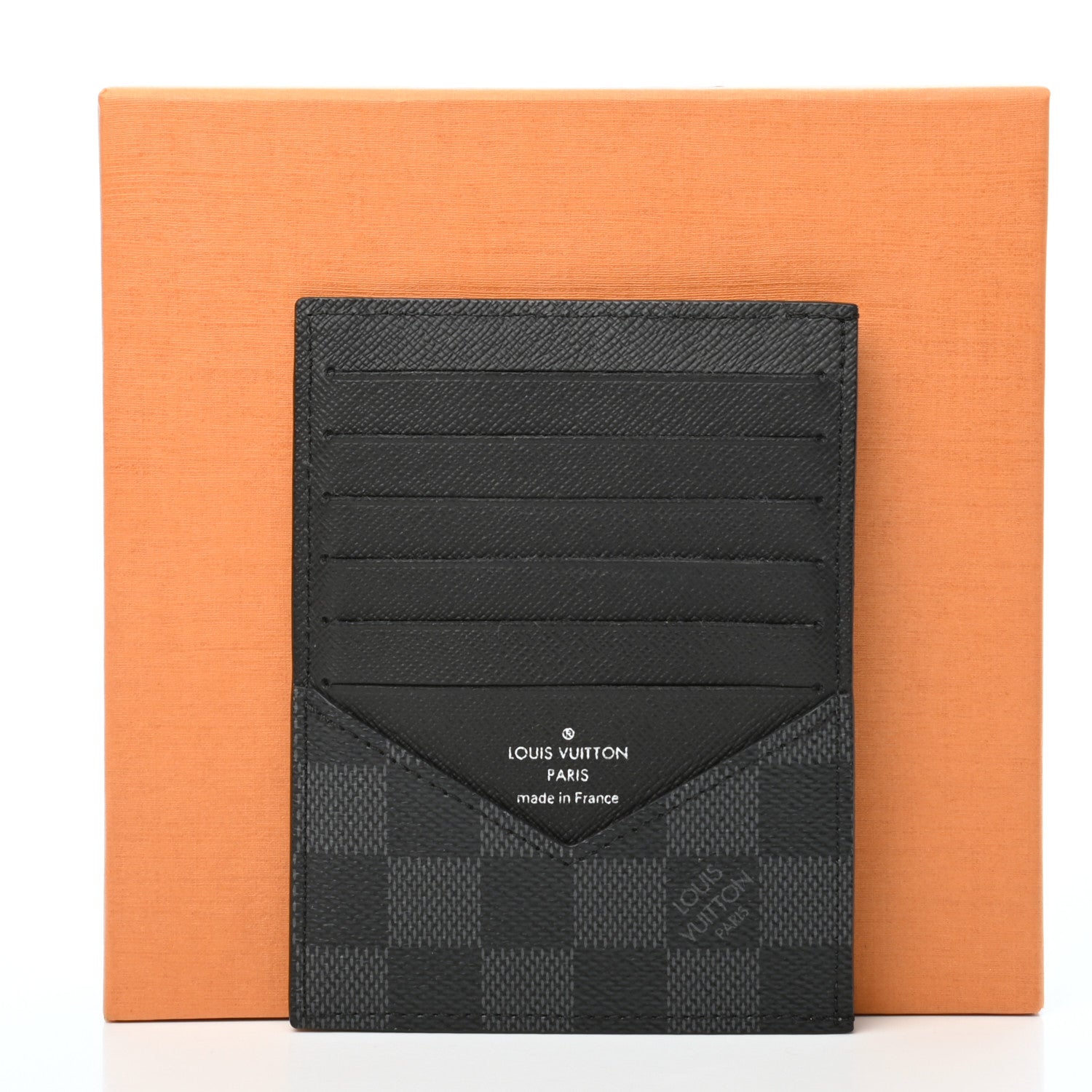 Louis Vuitton Damier Graphite Zipped ID Card Holder 8 of 8