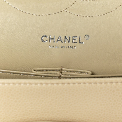 Chanel Caviar Quilted Jumbo Double Flap Beige 6 of 10