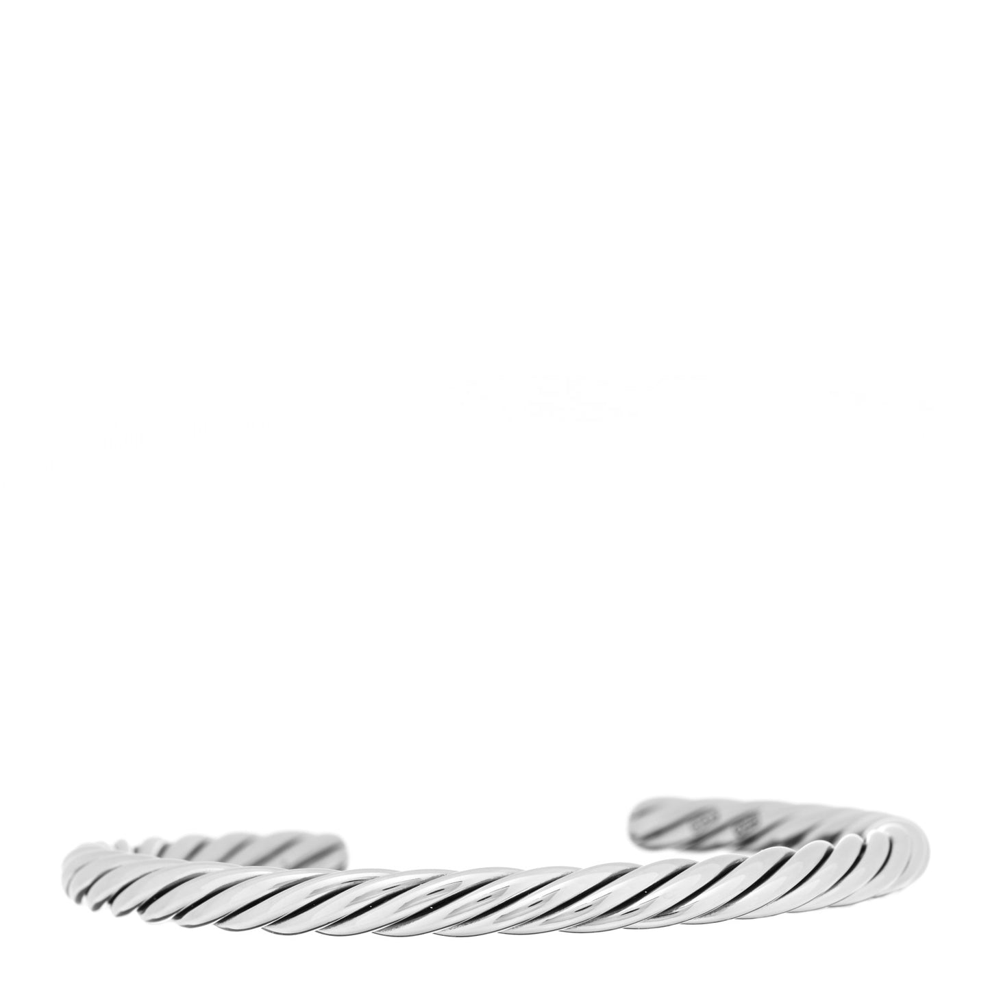 Sterling Silver 6mm Cable Cuff Bracelet