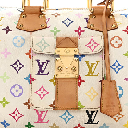 Louis Vuitton Monogram Multicolor Speedy 30 White 8 of 12