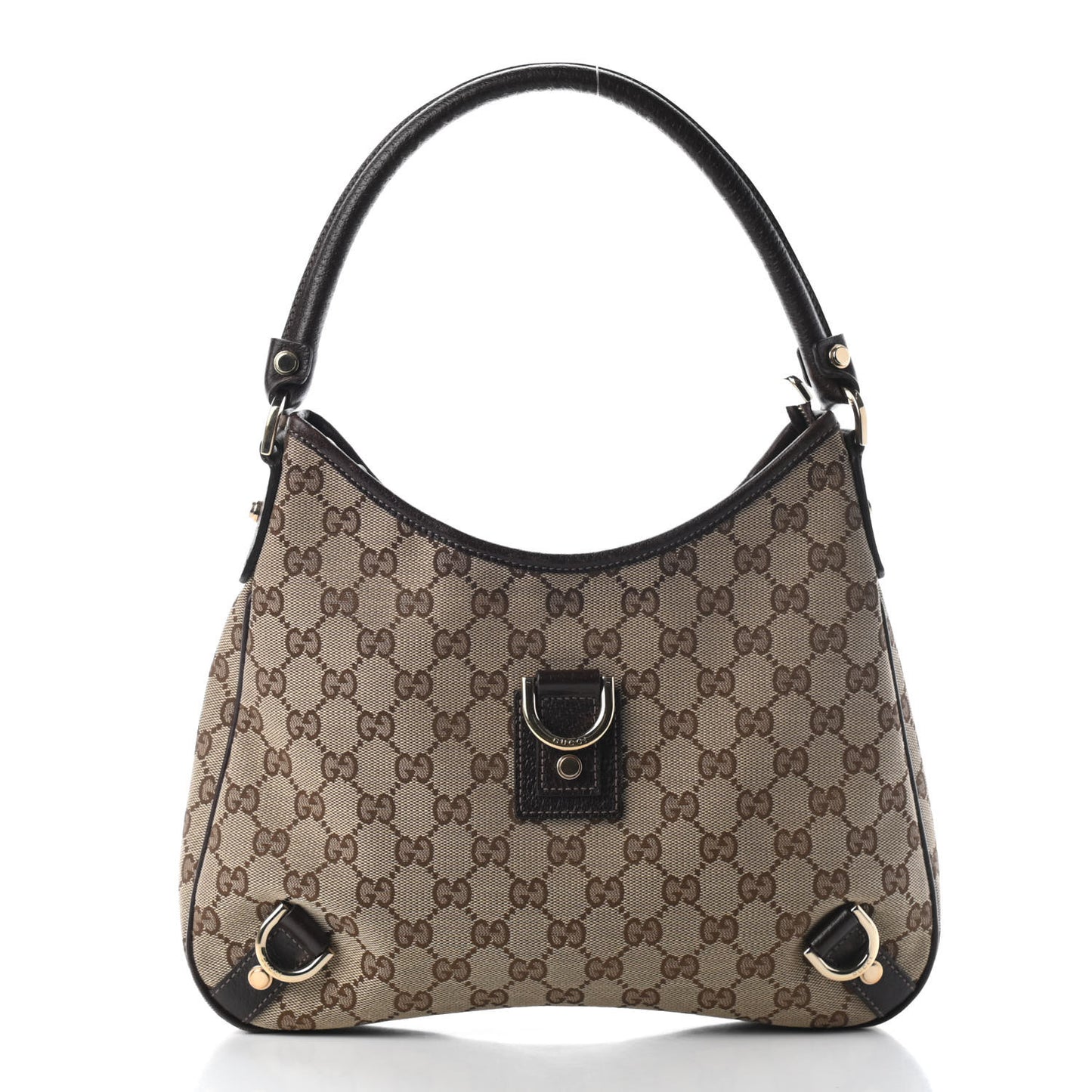 Monogram Medium Abbey D Ring Hobo Brown