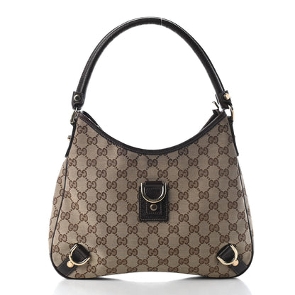 Gucci Monogram Medium Abbey D Ring Hobo Brown 1 of 7
