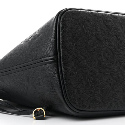 Louis Vuitton Empreinte Monogram Giant Neverfull MM Black 8 of 9