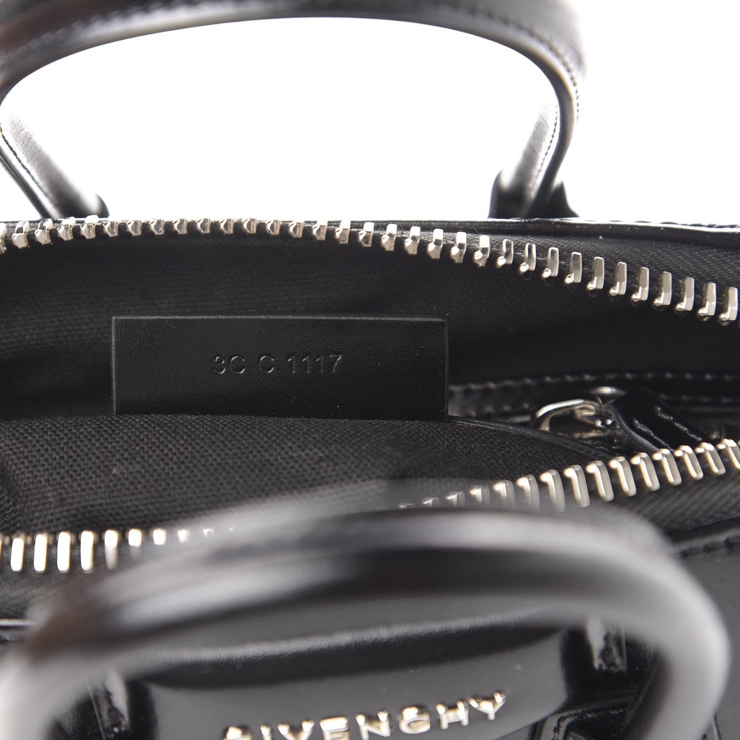 Givenchy Shiny Lord Calfskin Mini Antigona Black 8 of 11