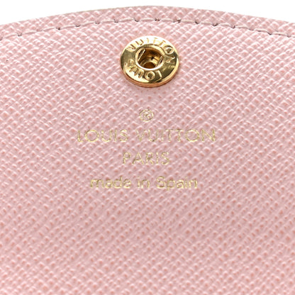 Louis Vuitton Damier Azur Rosalie Coin Purse Rose Ballerine 7 of 8