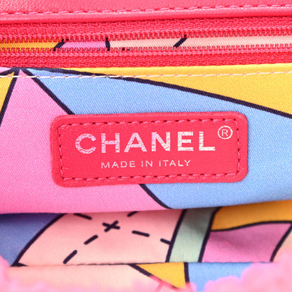 Chanel Lambskin Calfskin Mixed Fibers Quilted Medium Flap Pink 6 of 11
