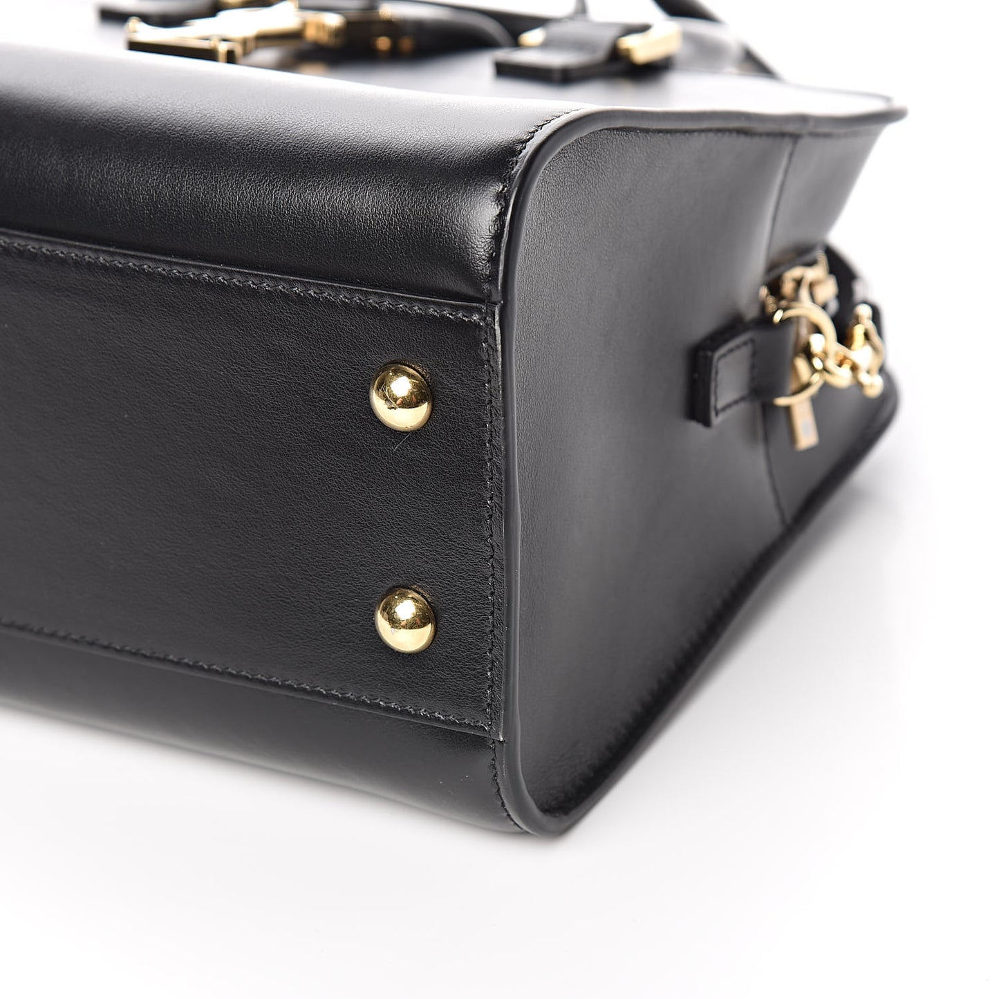 Calfskin Monogram Baby Cabas Black