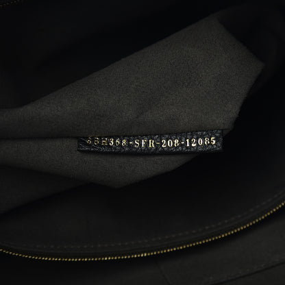 Fendi Cuoio Romano Selleria Medium FF Tote Black 6 of 14