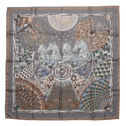 Hermes Silk Trophees de Venise Scarf 90 1 of 5