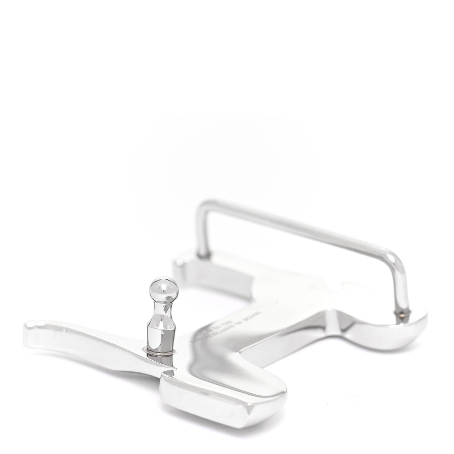 Brushed Palladium Panache Belt Buckle