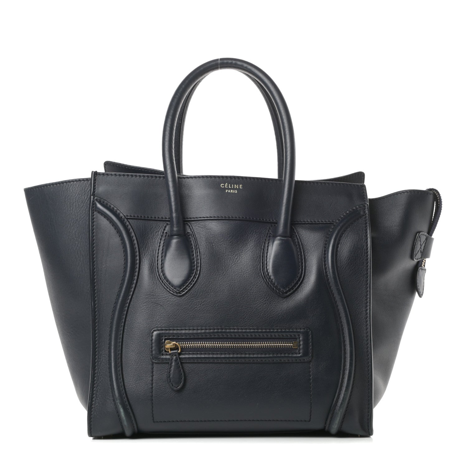 Celine Smooth Calfskin Mini Luggage Navy Blue 1 of 20