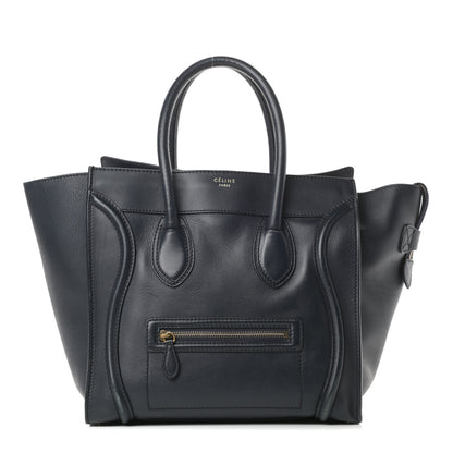 Celine Smooth Calfskin Mini Luggage Navy Blue 1 of 20