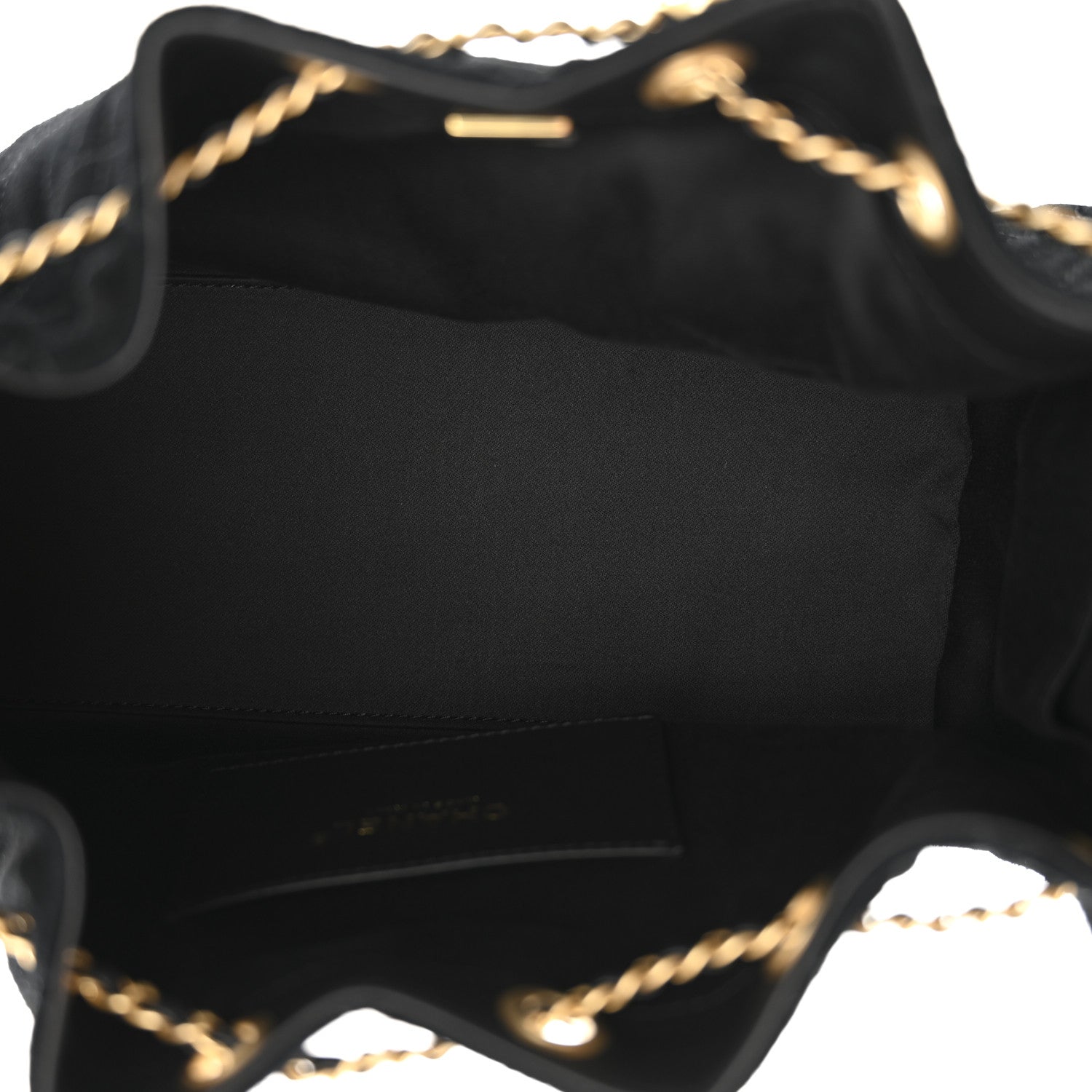 Chanel Suede Quilted Small Chanel 25 Handbag Black 5 of 11