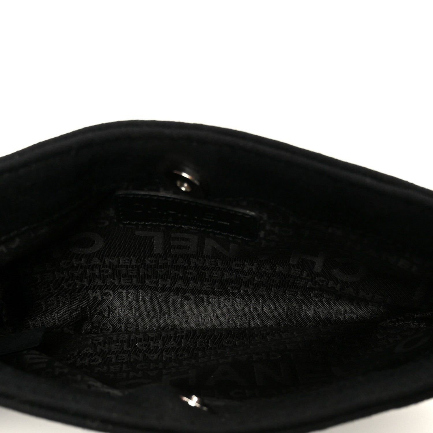 Chanel Jersey Quilted Mini Shoulder Bag Black 5 of 10