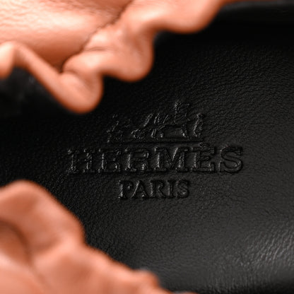 Hermes Nappa Calfskin Jolly Ballerina Flats 38 Gold Naturel 8 of 10