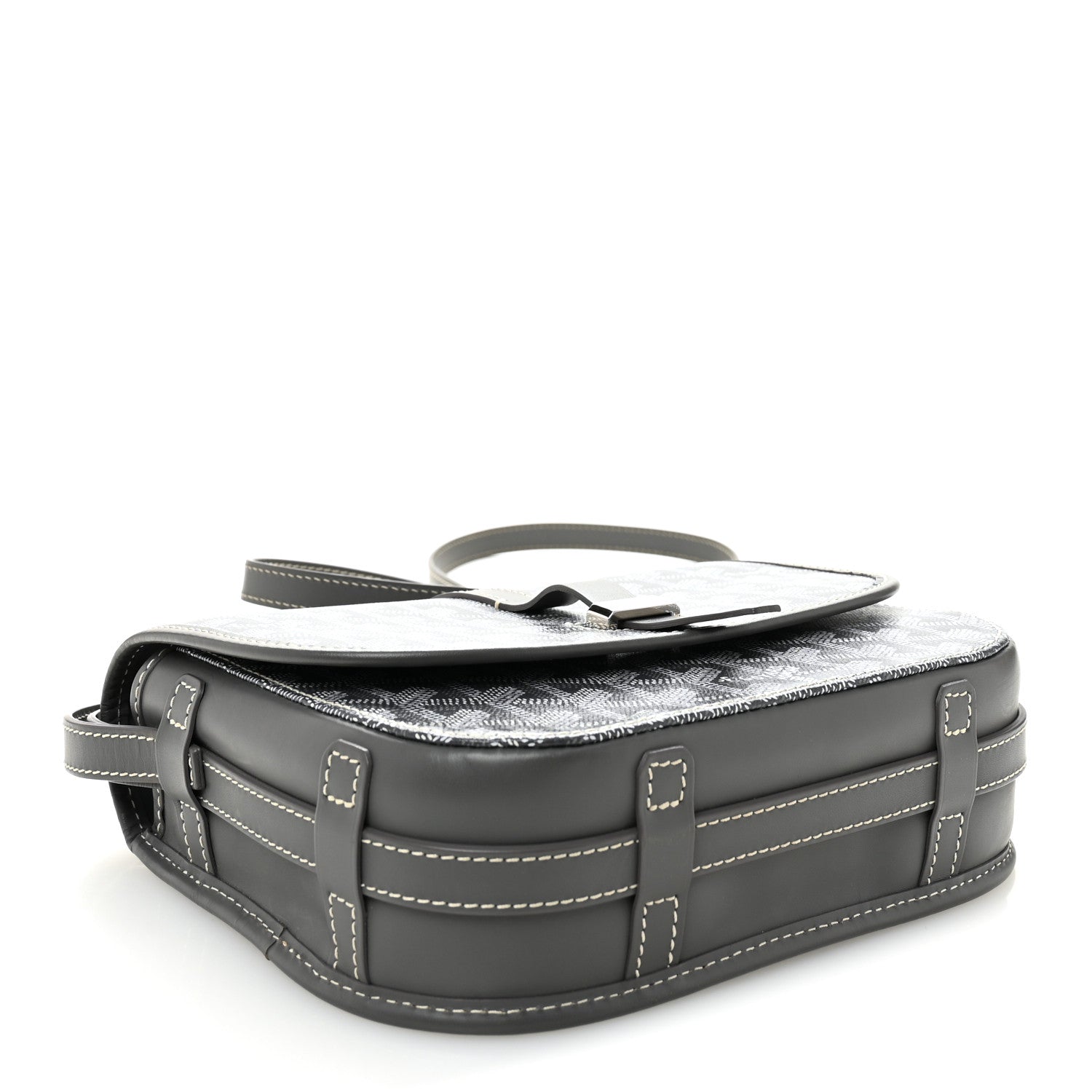 Goyard Goyardine Belvedere II PM Messenger Bag Gray 4 of 9