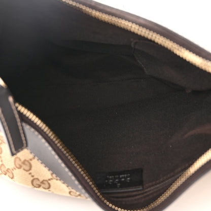 Gucci Monogram Medium D Gold Ring Hobo Dark Brown 5 of 9
