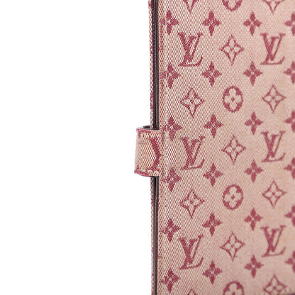 Louis Vuitton Mini Lin Small Ring Agenda Cover Cherry 9 of 9