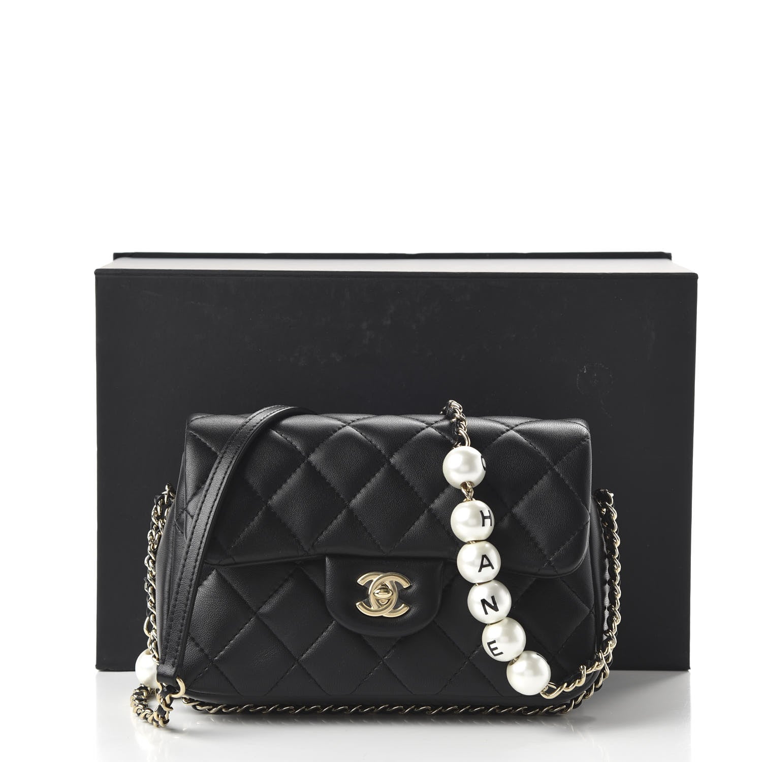 Chanel Lambskin Quilted Small My Precious Flap Black 11 of 11