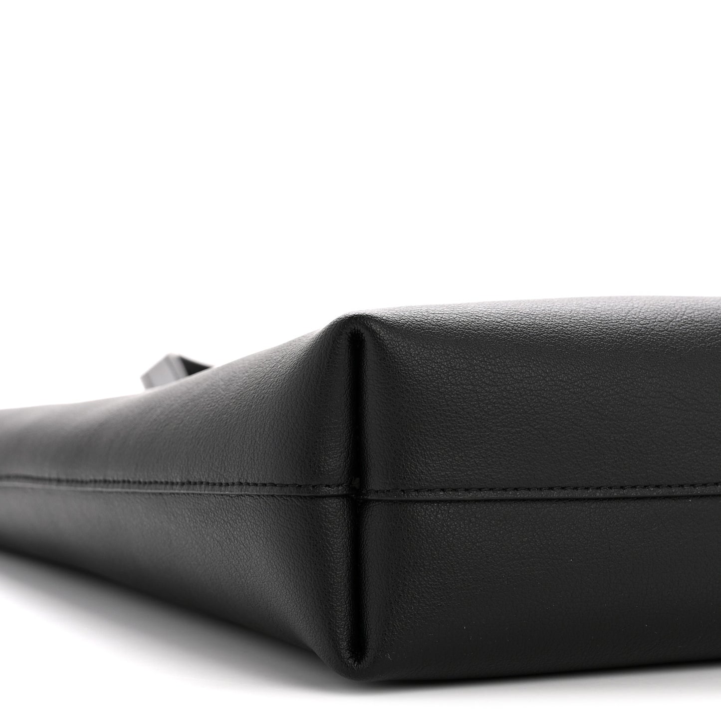 Calfskin Toy Shopping Tote Black