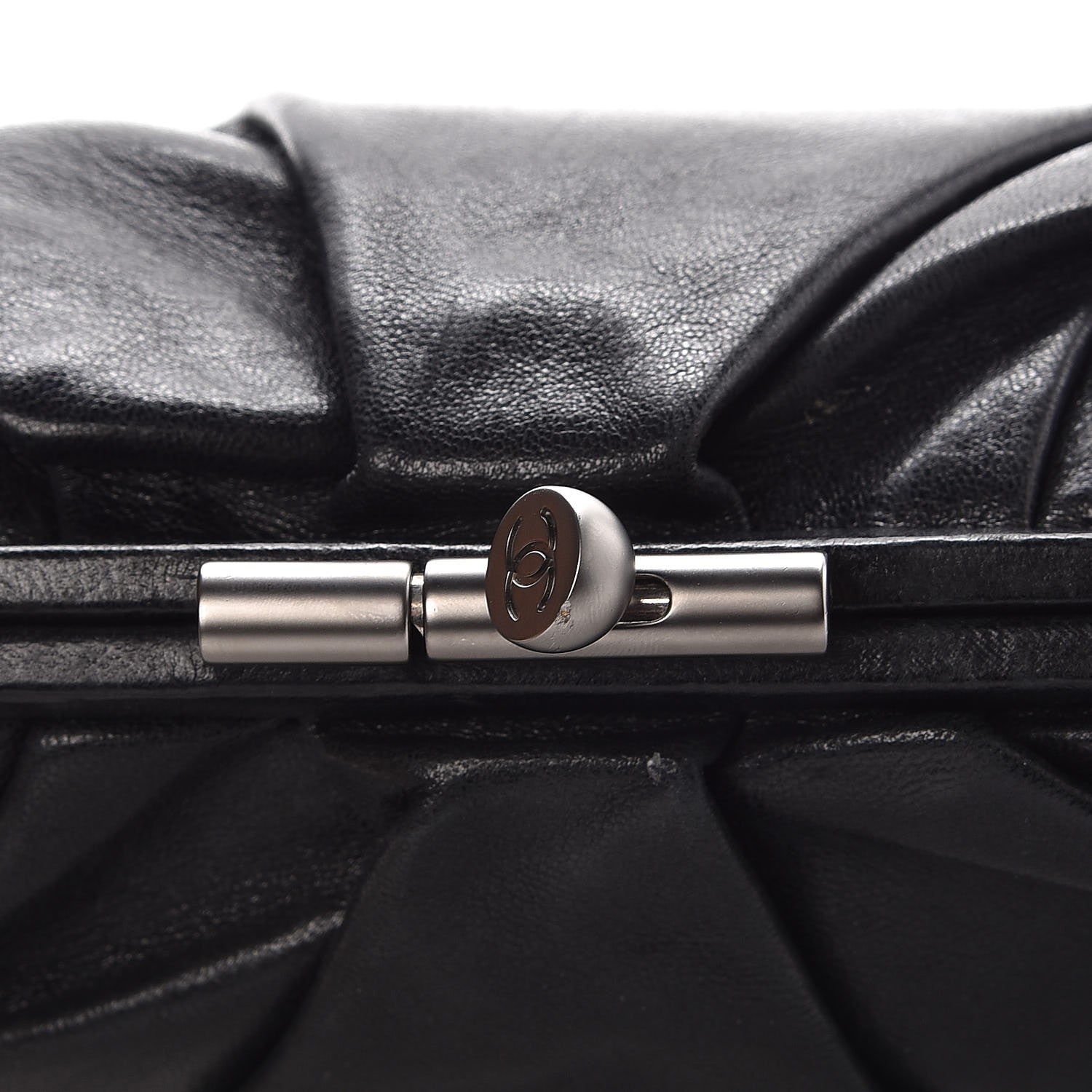 Chanel Lambskin Monte Carlo Clutch Black 8 of 8