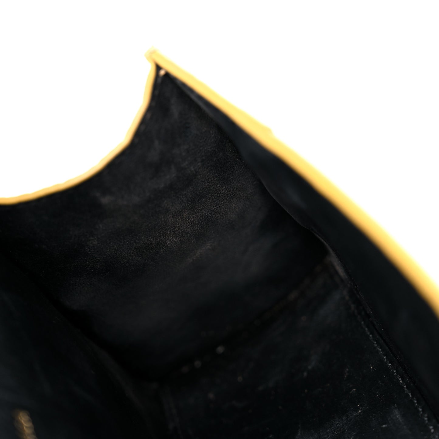 Metallic Calfskin Crocodile Embossed Hourglass Top Handle Bag XS Gold