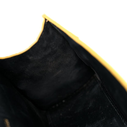 Balenciaga Metallic Calfskin Crocodile Embossed Hourglass Top Handle Bag XS Gold 11 of 13