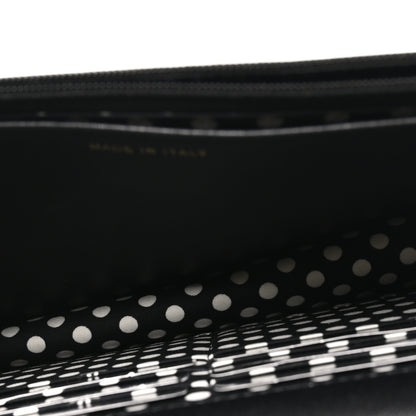 Chanel Lambskin Quilted Pearl CC Wallet on Chain WOC Black 5 of 10
