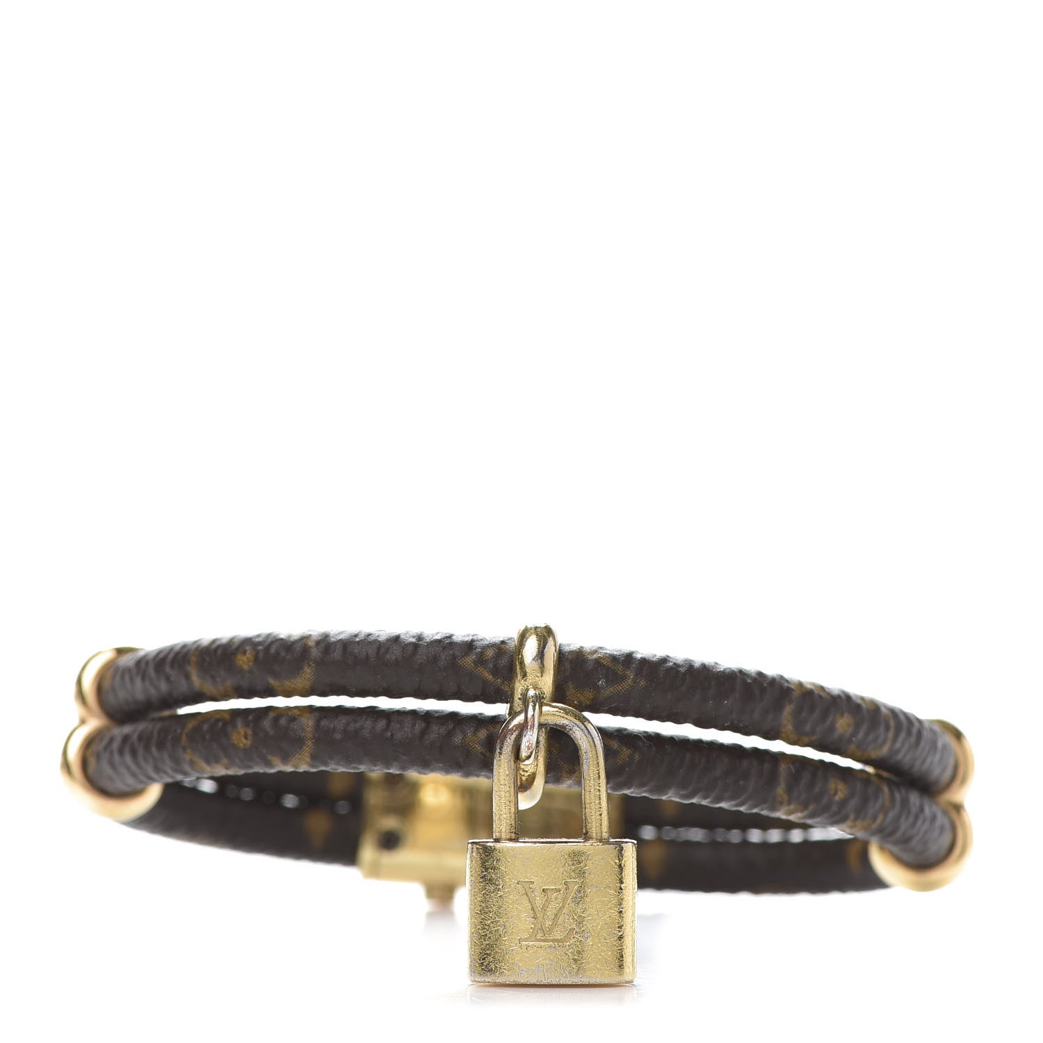 Louis Vuitton Monogram Keep It Twice Bracelet 17 1 of 6