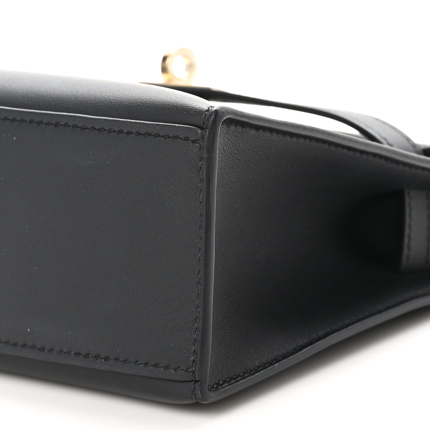 Hermes Swift Kelly Pochette Clutch Black 10 of 11