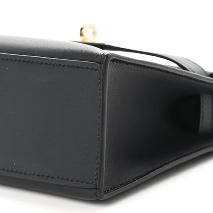 Hermes Swift Kelly Pochette Clutch Black 10 of 11