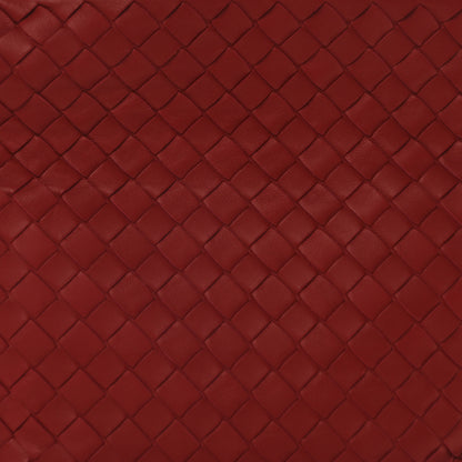 Bottega Veneta Nappa Intrecciato Drawstring Bucket Bag Red 7 of 9