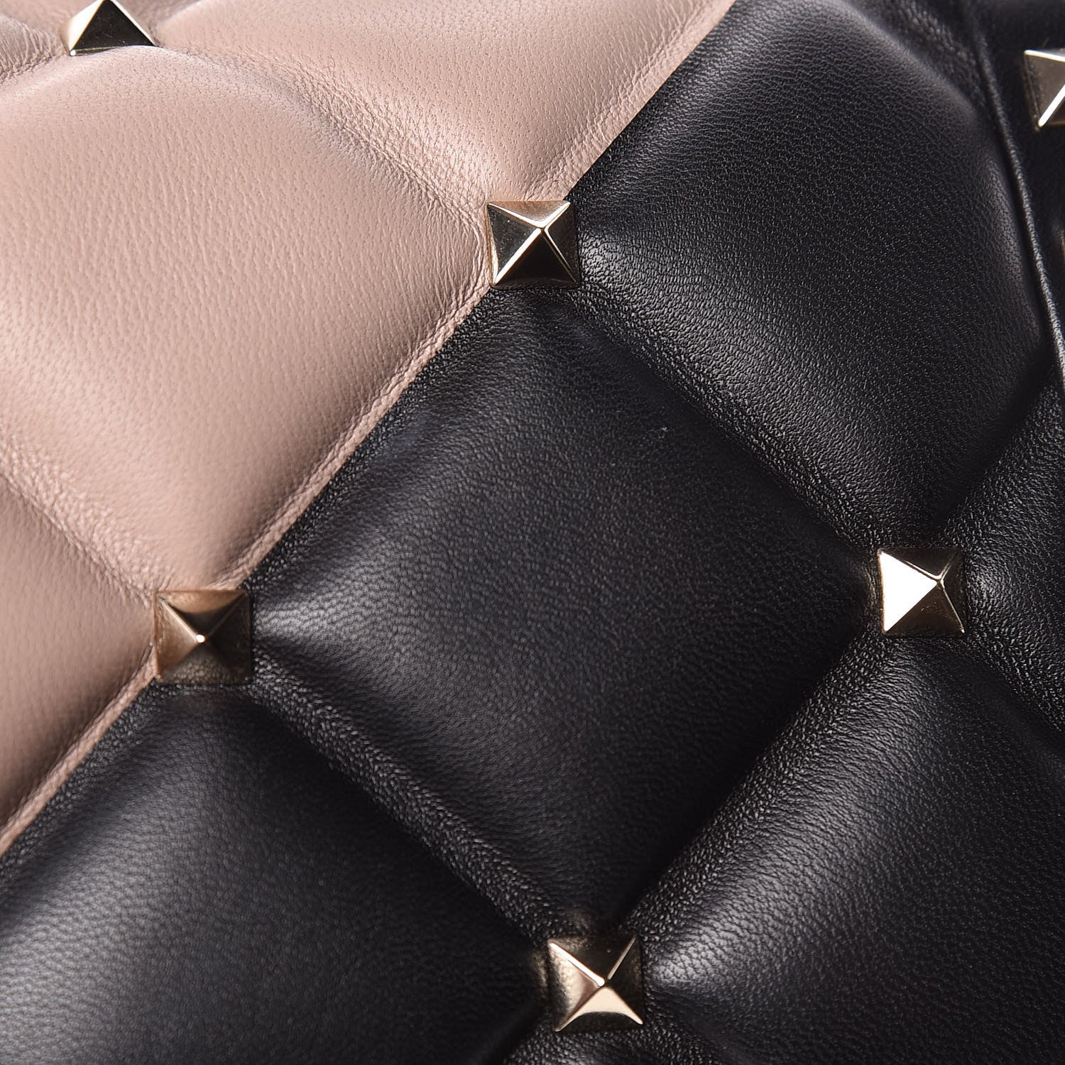 Valentino Garavani Nappa Medium Candystud Top Handle Bag Black Poudre 13 of 16