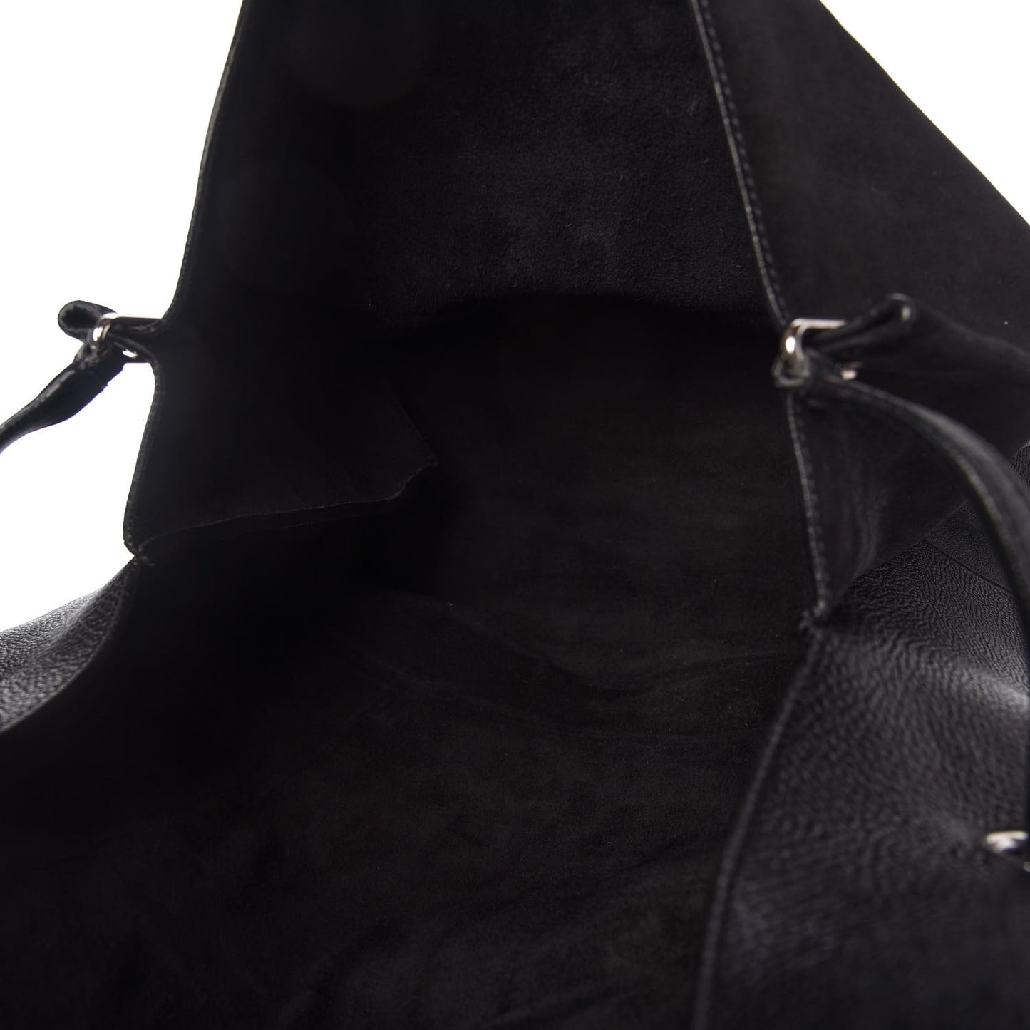 Baby Calfskin All Soft Shoulder Bag Black