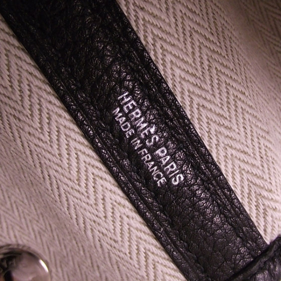 Hermes Taurillon Clemence Garden Party Black 9 of 11