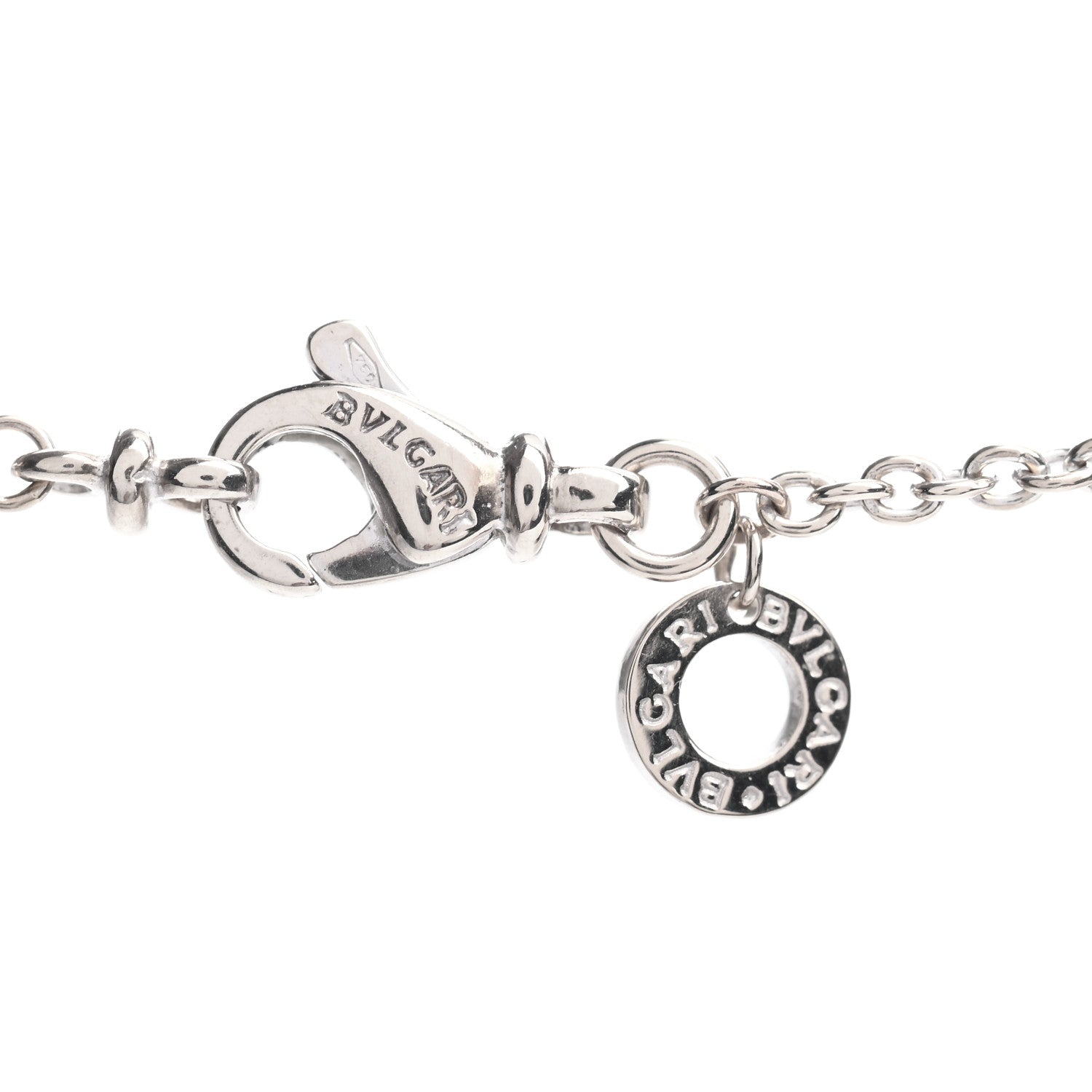 Bulgari 18K White Gold B.Zero1 Pendant Necklace 4 of 4